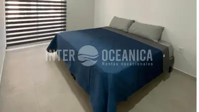 Cama o camas de una habitación en Lujo en Crystal Lagoons: Paraíso para la familia.