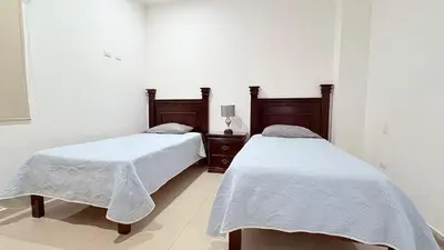 Cama o camas de una habitación en Alberca con la mejor vista a la Marina Mazatlán