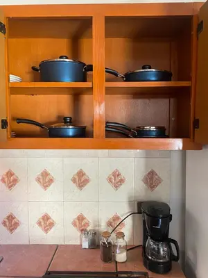 Una cocina o zona de cocina en Depa a unos minutos de consulado!