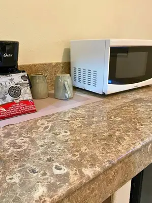 Una cocina o zona de cocina en Habitación 3 en el Centro Histórico de Loreto