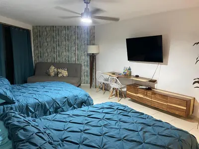Cama o camas de una habitación en Posada San Carlos 316