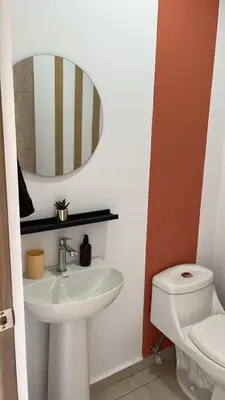 Un baño de Departamento a 5 min de la playa, Cerritos