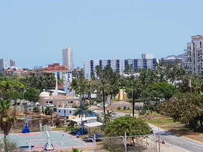 Vista general de Mazatlán o vista desde el apartamento