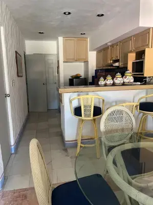 Una cocina o zona de cocina en Departamento Marinaterra
