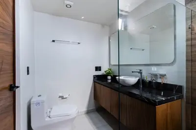 Un baño de Departamento con vista al mar1502-Torre Catania