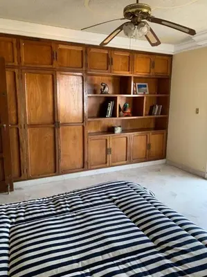 Cama o camas de una habitación en La casa del cerro con vista al oceano pacifico