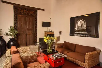 Zona de estar de Casa Raco - Parras de la Fuente