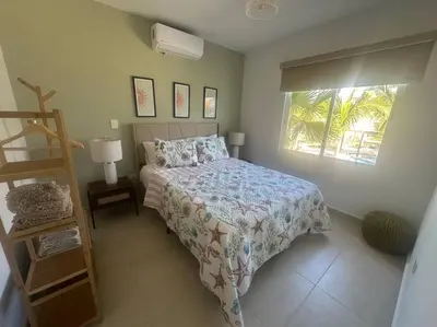Cama o camas de una habitación en Almarena Coral 201 en Mazatlán