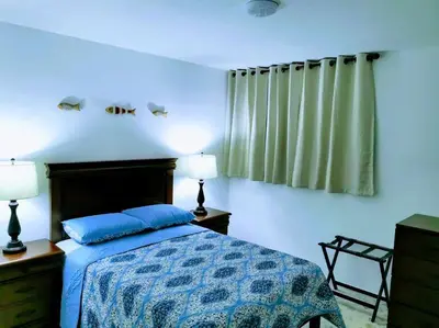 Cama o camas de una habitación en Excelente apto muy cerca de la playa 202