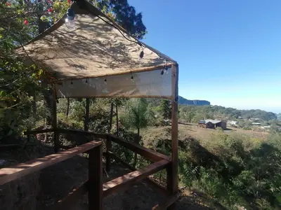 Paisaje cerca de este chalet de montaña