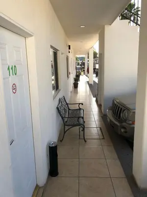 Un balcón o terraza de Hotel las Palmas
