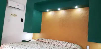Cama o camas de una habitación en Hotel Viena
