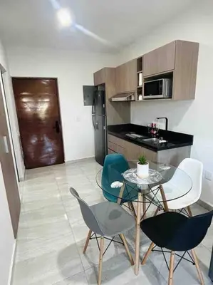 Una cocina o zona de cocina en Loft Marina Cerritos