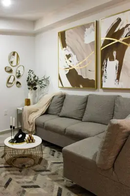 Zona de estar de Bluu Lagoon 508-Depa de lujo con playa privada