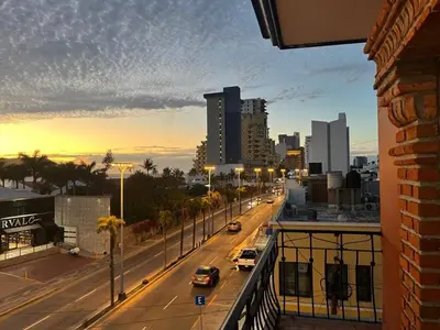 Vista general de Mazatlán o vista desde el apartamento