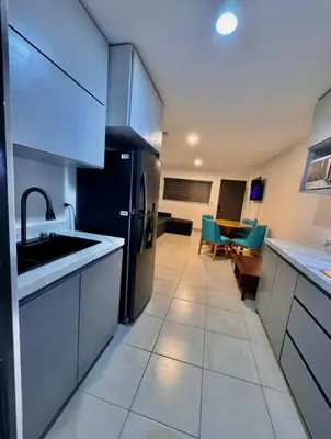 Una cocina o zona de cocina en E&S Estancia vacacional