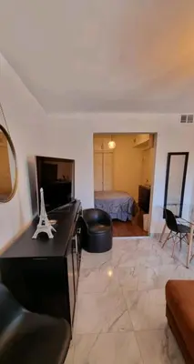 Zona de estar de Santa Clara Apt