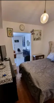 Cama o camas de una habitación en Santa Clara Apt