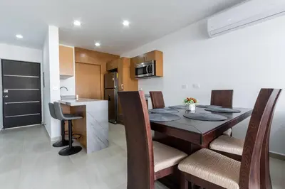 Una cocina o zona de cocina en para relajarse muy cerca de la playa by G P S rentas