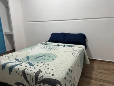 Cama o camas de una habitación en Isla Venados Habitaciones Vacacionales