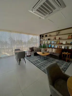 Zona de estar de Camino al Mar Apartment Gold with Amazing View of the Ocean, Beach and Swimming Pool, 3 Rooms