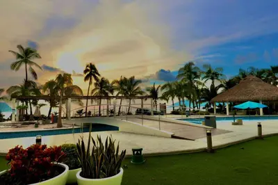 Piscina en o cerca de Camino al Mar Apartment Gold with Amazing View of the Ocean, Beach and Swimming Pool, 3 Rooms