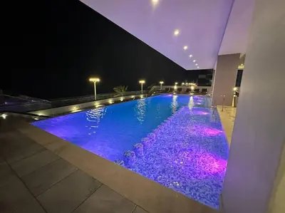 Piscina en o cerca de Vistas increíbles frente al mar,10° piso en el malecón de Mazatlán