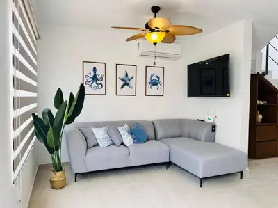 Zona de estar de Preciosa Casa Almarena 1402 ideal para familias