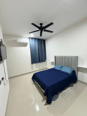 Cama o camas de una habitación en Departamento Isla Central 1