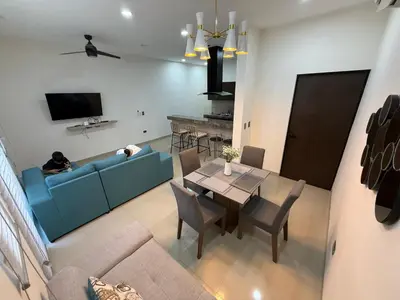 Una televisión o centro de entretenimiento en Departamento Isla Central 1