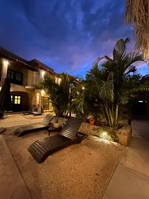 Jardín al aire libre en Hotel 1697 Loreto