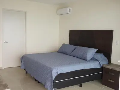 Cama o camas de una habitación en Brisa del Mar en Cristal Bay