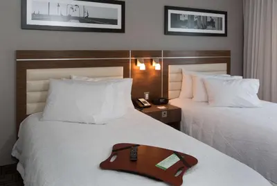 Cama o camas de una habitación en Hampton Inn by Hilton Hermosillo