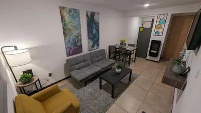 Zona de estar de Acogedora Casa