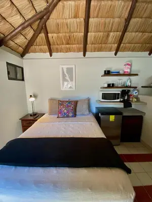 Cama o camas de una habitación en Studio Candelero en Loreto