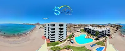 Piscina en o cerca de Suite Posada frente al mar, Si San Carlos 212