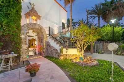 Jardín al aire libre en Villas del Santo Niño