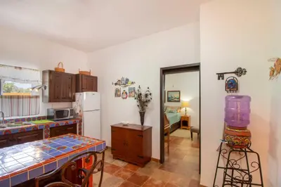 Una cocina o zona de cocina en Villas del Santo Niño