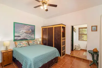 Cama o camas de una habitación en Villas del Santo Niño