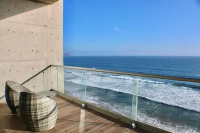 Vista general del mar o vista desde el apartamento