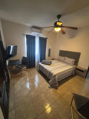 Cama o camas de una habitación en Habitacion Cedro