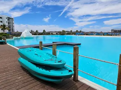 Piscina en o cerca de Mazatlán Bluu Condominio de Lujo con Laguna