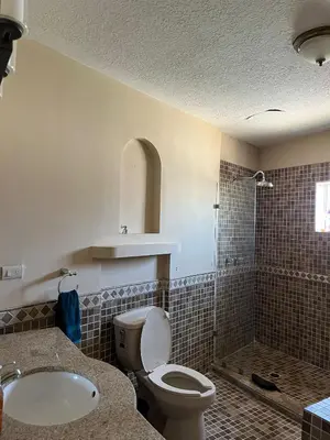 Un baño de Casa Huesped San Marcos