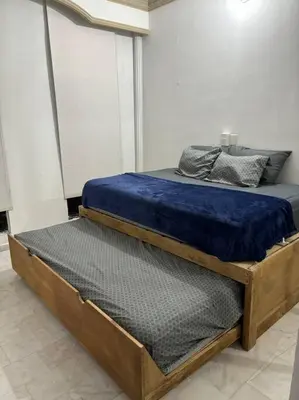 Cama o camas de una habitación en Casa Lomas 141