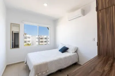 Cama o camas de una habitación en 5 min de playa y Mazaguas by PartnerHost
