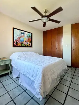 Cama o camas de una habitación en Acogedor departamento cerca de la playa