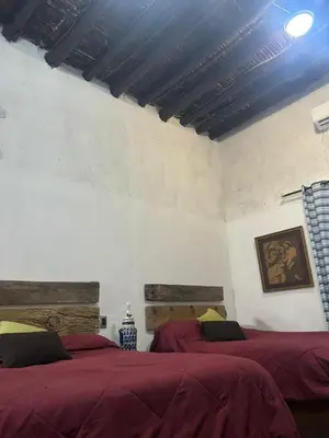 Zona de estar de La Casita de Carranza