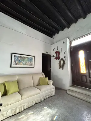 Zona de estar de La Casita de Carranza