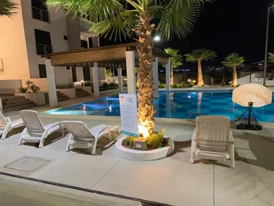 Piscina en o cerca de Departamento con alberca en Cerritos!