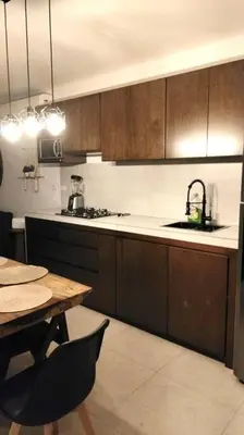Una cocina o zona de cocina en Departamento con alberca en Cerritos!